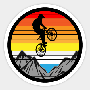 Vintage Mountainbike Design Sticker